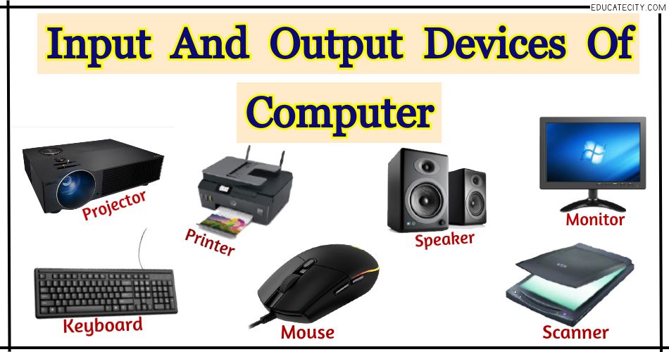 Input And Output Devices Of Computer